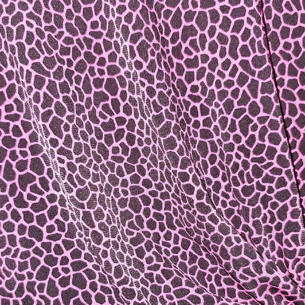 MICHAEL Michael Kors Pink and Black Short Sleeve Twist Dress
